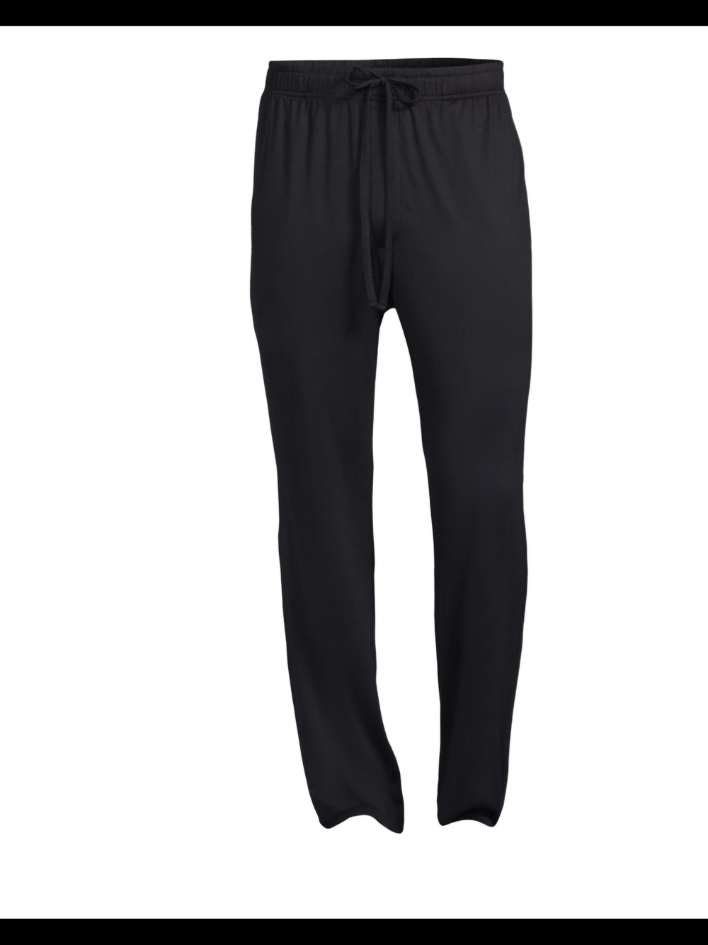 Hanes Men's Black Drawstring Sleep Pants